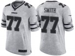 Dallas Cowboys #77 Tyron Smith 2016 Gridiron Gray II NFL Limited Jersey