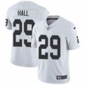 Oakland Raiders #29 Leon Hall White Vapor Untouchable Limited Player NFL Jersey
