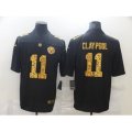 Pittsburgh Steelers #11 Chase Claypool Black Leopard Print Limited Jersey