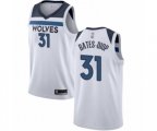 Minnesota Timberwolves #31 Keita Bates-Diop Swingman White Basketball Jersey - Association Edition