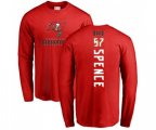 Tampa Bay Buccaneers #57 Noah Spence Red Backer Long Sleeve T-Shirt