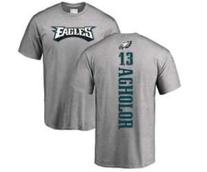 Philadelphia Eagles #13 Nelson Agholor Ash Backer T-Shirt