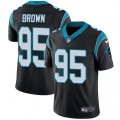 Carolina Panthers #95 Derrick Brown Black Team Color Stitched NFL Vapor Untouchable Limited Jersey