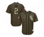 Chicago White Sox #2 Nellie Fox Green Salute to Service Stitched Baseball Jersey