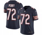 Chicago Bears #72 William Perry Navy Blue Team Color Vapor Untouchable Limited Player Football Jersey