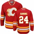 Calgary Flames #24 Travis Hamonic Premier Red Third NHL Jersey