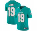 Miami Dolphins #19 Jakeem Grant Aqua Green Team Color Vapor Untouchable Limited Player Football Jersey