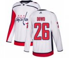 Washington Capitals #26 Nic Dowd Authentic White Away NHL Jersey