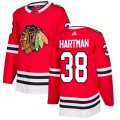Chicago Blackhawks #38 Ryan Hartman Premier Red Home NHL Jersey