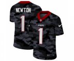 New England Patriots #1 Newton 2020 Nike Camo Salute to Service Limited Jersey