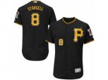 Pittsburgh Pirates #8 Willie Stargell Black Flexbase Authentic Collection MLB Jersey