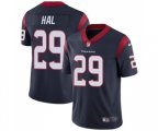 Houston Texans #29 Andre Hal Limited Navy Blue Team Color Vapor Untouchable Football Jersey