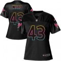 Women Tampa Bay Buccaneers #43 T.J. Ward Game Black Fashion NFL Jersey