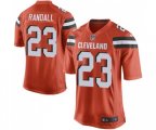 Cleveland Browns #23 Damarious Randall Game Orange Alternate Football Jersey
