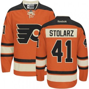 Philadelphia Flyers #41 Anthony Stolarz Premier Orange New Third NHL Jersey