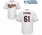 Minnesota Twins Cody Stashak Replica White Home Cool Base Baseball Player Jersey
