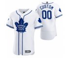 Toronto Maple Leafs Customized 2020 Hockey x Baseball Crossover Edition Baseball Jersey White