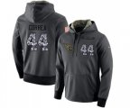 Tennessee Titans #44 Kamalei Correa Stitched Black Anthracite Salute to Service Player Performance Hoodie