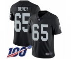 Oakland Raiders #65 Jordan Devey Black Team Color Vapor Untouchable Limited Player 100th Season Football Jersey
