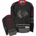 Chicago Blackhawks #9 Bobby Hull Premier Black Ice NHL Jersey