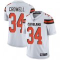 Cleveland Browns #34 Isaiah Crowell White Vapor Untouchable Limited Player NFL Jersey