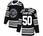 Chicago Blackhawks #50 Corey Crawford Authentic Black 2019 Winter Classic NHL Jersey