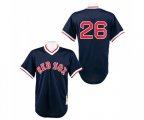 1991 Boston Red Sox #26 Wade Boggs Authentic Navy Blue Throwback Baseball Jersey