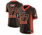 Cleveland Browns #27 Kareem Hunt Limited Brown Rush Drift Fashion Football Jersey