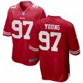 San Francisco 49ers Retired Player #97 Bryant Young Nike Scarlet Vapor Limited Player Jersey