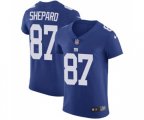New York Giants #87 Sterling Shepard Elite Royal Blue Team Color Football Jersey
