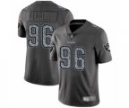 Oakland Raiders #96 Clelin Ferrell Gray Static Fashion Limited Football Jersey