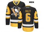 Pittsburgh Penguins #6 Trevor Daley Reebok Black Premier Jersey