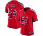 Tennessee Titans #54 Rashaan Evans Limited Red Inverted Legend Football Jersey