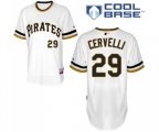 Pittsburgh Pirates #29 Francisco Cervelli Replica White Alternate 2 Cool Base Baseball Jersey