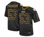 Pittsburgh Steelers #53 Maurkice Pouncey Elite Lights Out Black Football Jersey