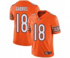 Chicago Bears #18 Taylor Gabriel Orange Alternate Vapor Untouchable Limited Player Football Jersey