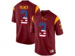 2016 US Flag Fashion USC Trojans Carson Palmer #3 College Football Jersey - Red