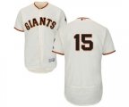 San Francisco Giants #15 Bruce Bochy Cream Home Flex Base Authentic Collection Baseball Jersey