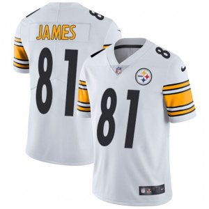 Pittsburgh Steelers #81 Jesse James White Vapor Untouchable Limited Player NFL Jersey