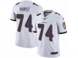 Baltimore Ravens #74 James Hurst White Vapor Untouchable Limited Player NFL Jersey