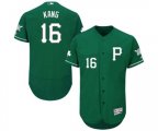 Pittsburgh Pirates #16 Jung-ho Kang Green Celtic Flexbase Authentic Collection Baseball Jersey