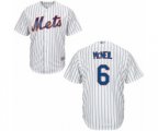 New York Mets #6 Jeff McNeil Replica White Home Cool Base Baseball Jersey