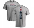 Houston Texans #10 DeAndre Hopkins Ash Backer T-Shirt