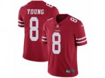 San Francisco 49ers #8 Steve Young Vapor Untouchable Limited Red Team Color NFL Jersey