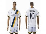 Los Angeles Galaxy #10 DONOVAN White Home Soccer Club Jersey
