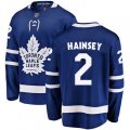 Toronto Maple Leafs #2 Ron Hainsey Fanatics Branded Royal Blue Home Breakaway NHL Jersey