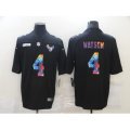 Houston Texans #4 Deshaun Watson Rainbow Version Nike Limited Jersey