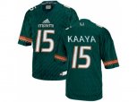 2016 Men's Miami Hurricanes Brad Kaaya #15 College Football Jerseys - Green