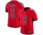 Tennessee Titans #8 Marcus Mariota Limited Red Inverted Legend Football Jersey