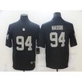 Oakland Raiders #94 Carl Nassib Nike Black Limited Jersey